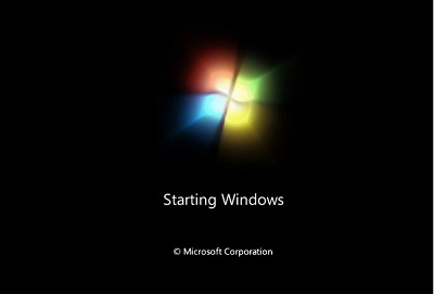windows seven start screen