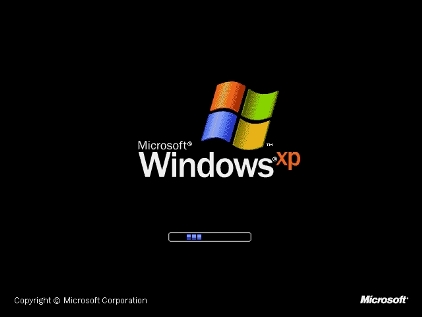 windows xp start screen