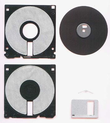 Open floppy disk