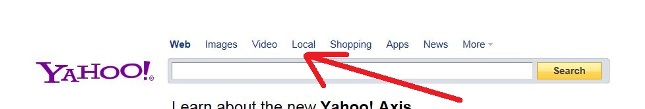 yahoo search results