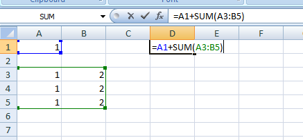 borders in formula editing